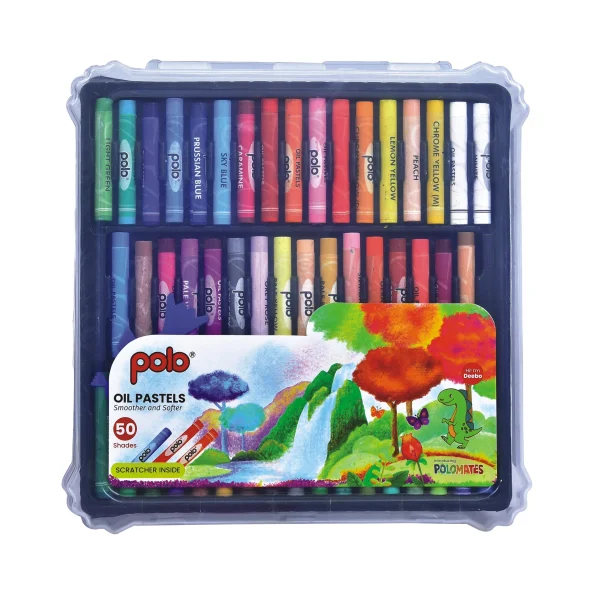 Pentel Oil Pastels, 50 per Pack, 3 Packs